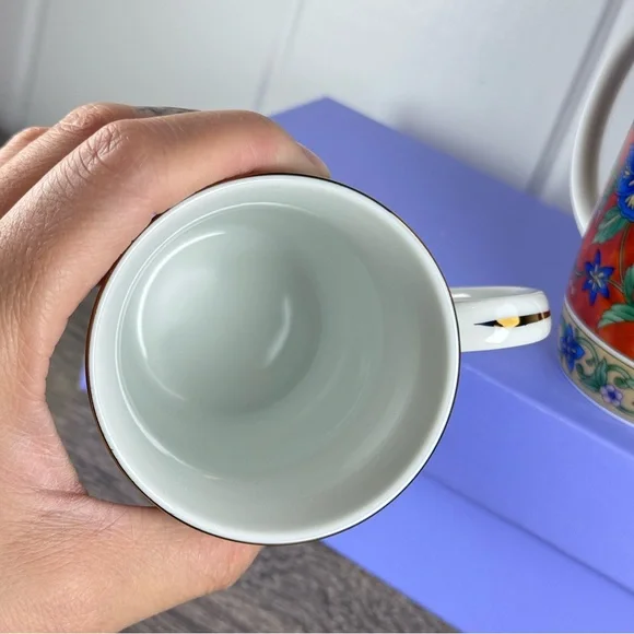 NEW G.E Original Floral Mug Set